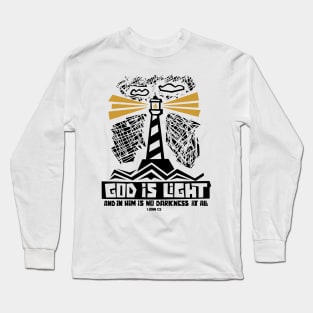 Bible art. God is light. Long Sleeve T-Shirt